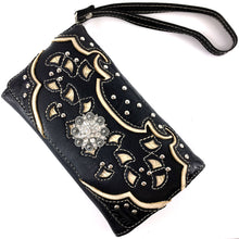 Load image into Gallery viewer, Concho Cutout Patterned Wallet

